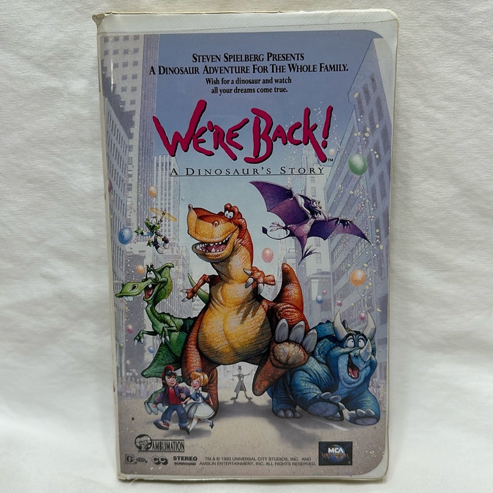 We’re Back, VHS